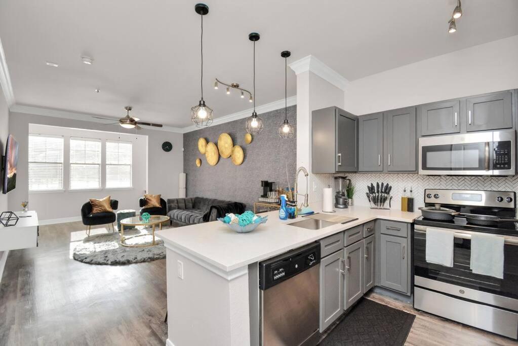 Luxury 1br ,nrg ,downtown ,med Center,galleria Daire *